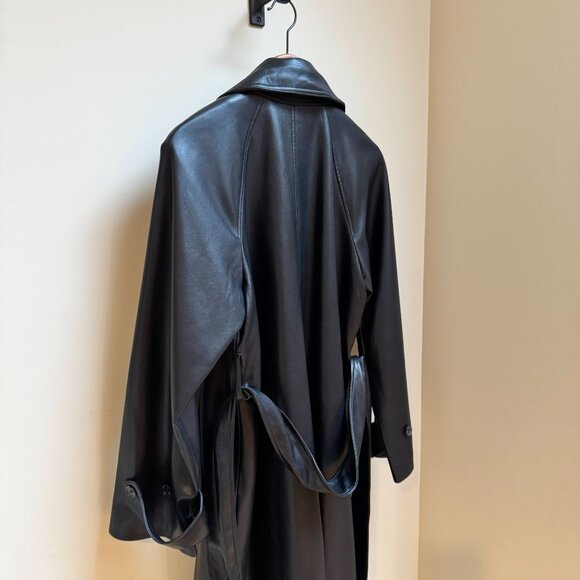 Gap Vegan Leather Trench Coat - Picture 7 of 13